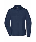 Ladies Ladies' Business Shirt Long-Sleeved Navy 8388
