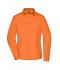 Dames Ladies' Business Shirt Long-Sleeved Oranje 8388