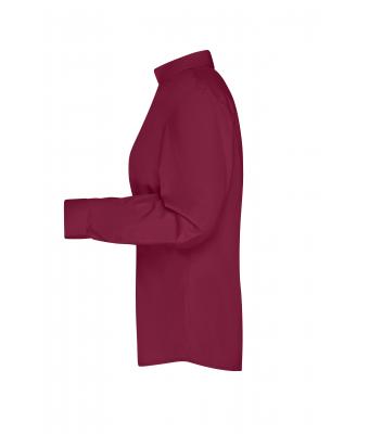 Damen Ladies' Business Shirt Long-Sleeved Wine 8388