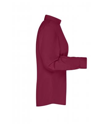 Damen Ladies' Business Shirt Long-Sleeved Wine 8388