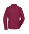 Damen Ladies' Business Shirt Long-Sleeved Wine 8388