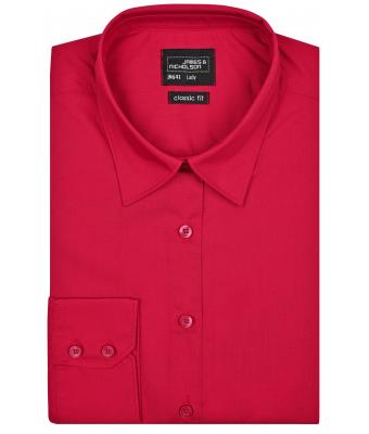 Ladies Ladies' Business Shirt Longsleeve Red 8388