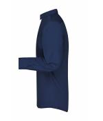 Herren Men's Business Shirt Long-Sleeved Navy 8389