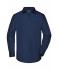 Herren Men's Business Shirt Long-Sleeved Navy 8389