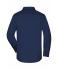 Men Men's Business Shirt Long-Sleeved Navy 8389