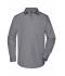 Herren Men's Business Shirt Long-Sleeved Steel 8389