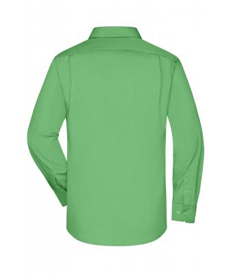 Men Men's Business Shirt Long-Sleeved Lime-green 8389