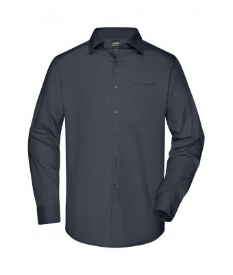 Men Men's Business Shirt Long-Sleeved Carbon 8389