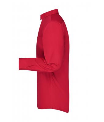 Men Men's Business Shirt Long-Sleeved Red 8389