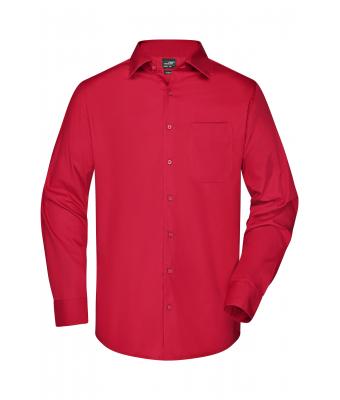 Men Men's Business Shirt Long-Sleeved Red 8389