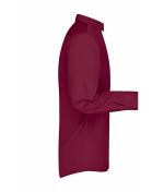Men Men's Business Shirt Long-Sleeved Wine 8389
