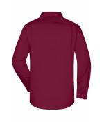 Men Men's Business Shirt Long-Sleeved Wine 8389