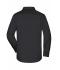 Herren Men's Business Shirt Long-Sleeved Black 8389