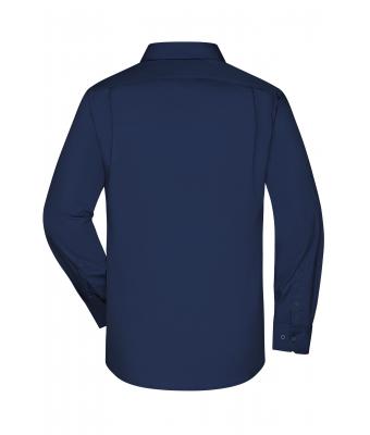 Heren Men's Business Shirt Longsleeve Navy 8389