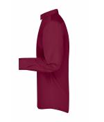 Heren Men's Business Shirt Longsleeve Wijnrood 8389