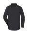 Heren Men's Business Shirt Longsleeve Zwart 8389