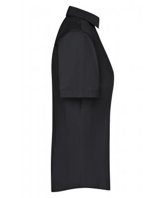 Ladies Ladies' Business Shirt Short-Sleeved Black 8390