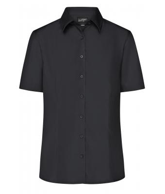 Ladies Ladies' Business Shirt Short-Sleeved Black 8390