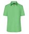 Ladies Ladies' Business Shirt Short-Sleeved Lime-green 8390