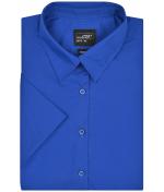 Damen Ladies' Business Shirt Short-Sleeved Royal 8390