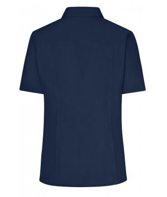 Ladies Ladies' Business Shirt Short-Sleeved Navy 8390