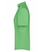 Damen Ladies' Business Shirt Short-Sleeved Lime-green 8390