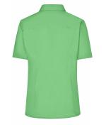 Damen Ladies' Business Shirt Short-Sleeved Lime-green 8390
