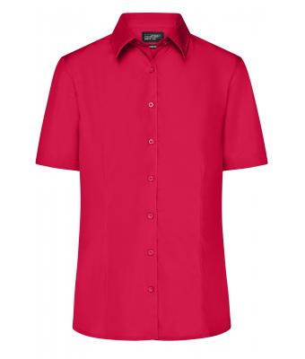 Dames Ladies' Business Shirt Short-Sleeved Rood 8390