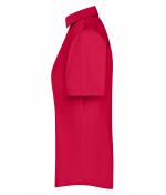 Damen Ladies' Business Shirt Short-Sleeved Red 8390