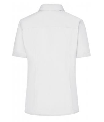 Dames Ladies' Business Shirt Short-Sleeved Wit 8390