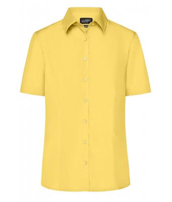 Ladies Ladies' Business Shirt Short-Sleeved Yellow 8390