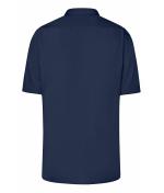 Heren Men's Business Shirt Short-Sleeved Navy 8391