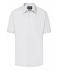 Heren Men's Business Shirt Short-Sleeved Wit 8391