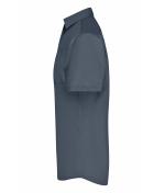 Heren Men's Business Shirt Short-Sleeved Carbon 8391