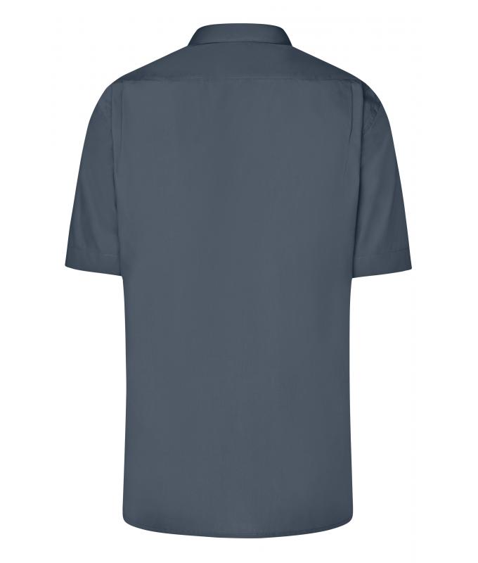 Heren Men's Business Shirt Short-Sleeved Carbon 8391