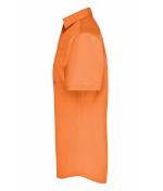 Heren Men's Business Shirt Short-Sleeved Oranje 8391