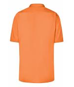 Heren Men's Business Shirt Short-Sleeved Oranje 8391