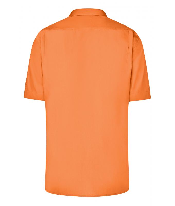 Heren Men's Business Shirt Short-Sleeved Oranje 8391