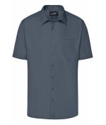 Heren Men's Business Shirt Short-Sleeved Carbon 8391