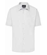 Heren Men's Business Shirt Short-Sleeved Wit 8391