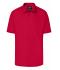 Herren Men's Business Shirt Short-Sleeved Red 8391