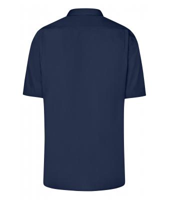 Men Men's Business Shirt Shortsleeve Navy 8391
