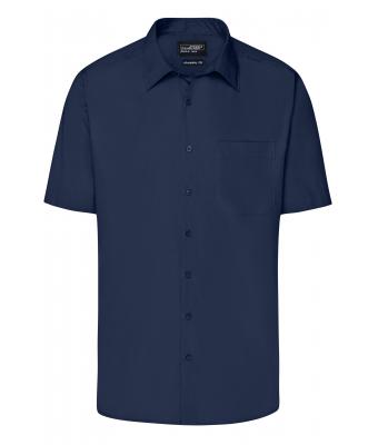 Men Men's Business Shirt Shortsleeve Navy 8391