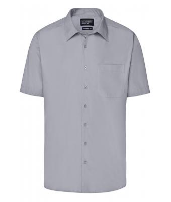 Men Men's Business Shirt Shortsleeve Steel 8391
