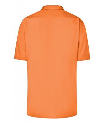 Men Men's Business Shirt Shortsleeve Orange 8391