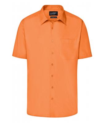 Men Men's Business Shirt Shortsleeve Orange 8391