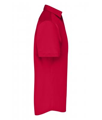 Men Men's Business Shirt Shortsleeve Red 8391