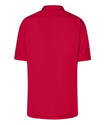 Men Men's Business Shirt Shortsleeve Red 8391