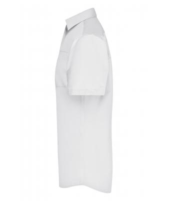 Men Men's Business Shirt Shortsleeve White 8391