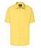 Men Men's Business Shirt Shortsleeve Yellow 8391